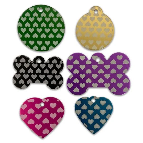 Hearts Designer Tags